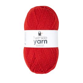 Twinkle DK Acrylic Yarn Red 100g