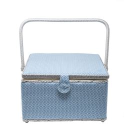 Exlarge Blue Geo Sewing Basket