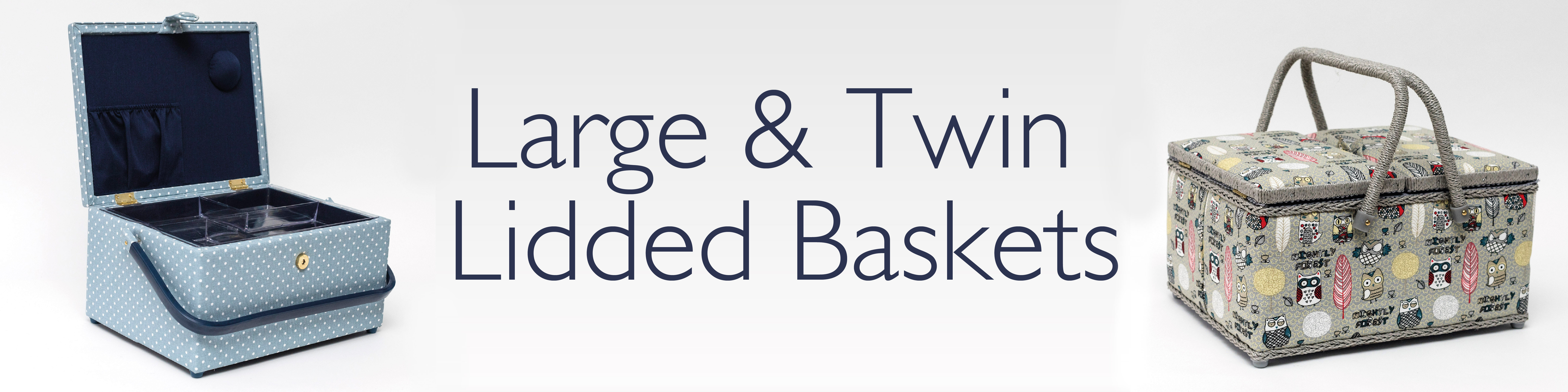 Large & Twin Lidded Baskets