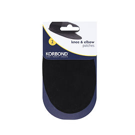 2 Pack Black Knee & Elbow Patches 