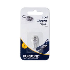 Zipper Repair - Silver Coil