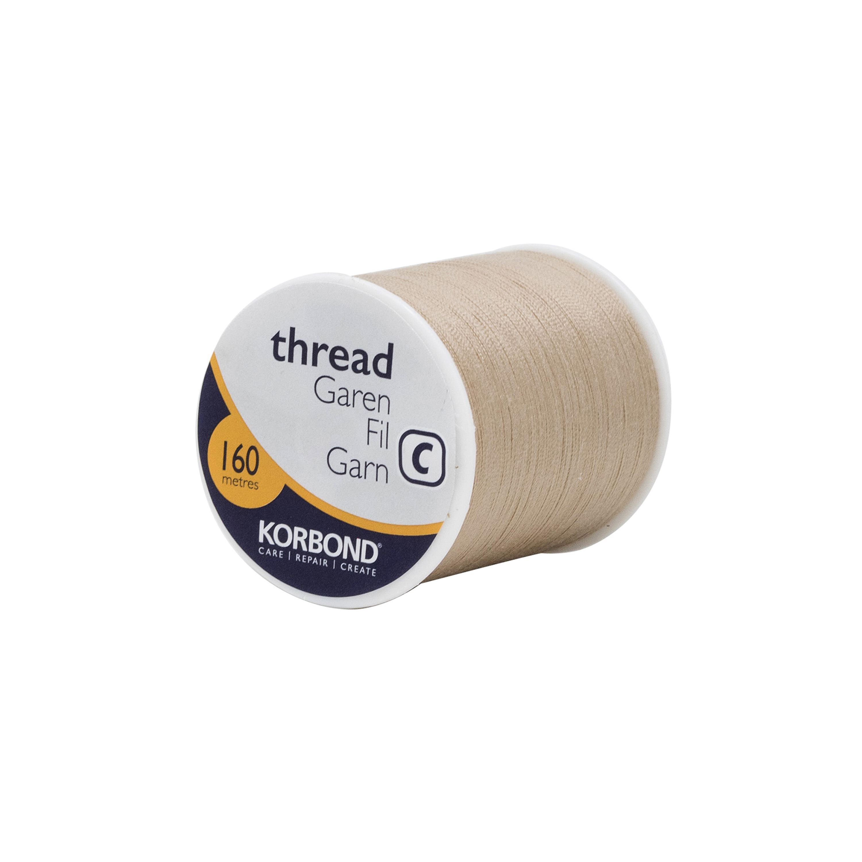 Natural 160m Korbond Polyester Sewing Thread 