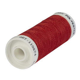 100m Red Polyester Thread 