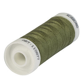 100m Olive Green Polyester Thread
