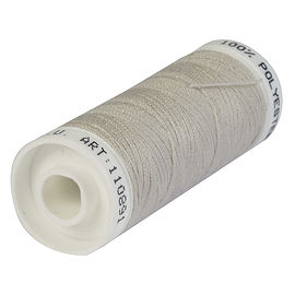 100m Light Grey Polyester Thread 