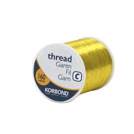 160m Metallic Gold Thread 