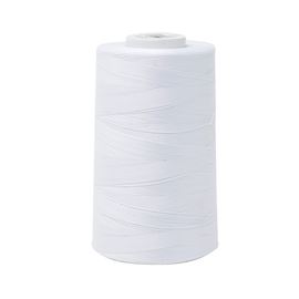 5000m White Polyester Thread 
