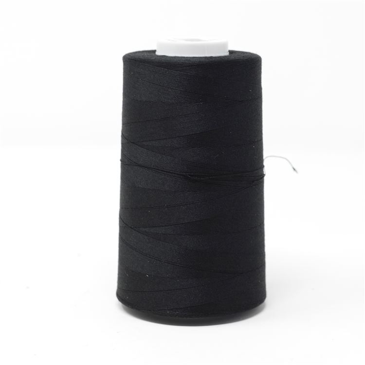 5000m Black Polyester Thread