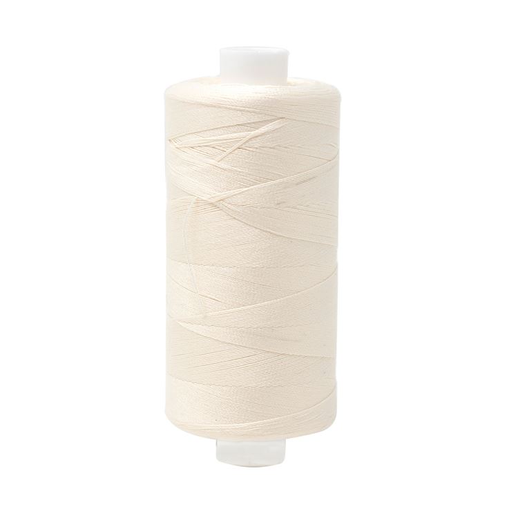 1000m Cream Polyester Thread