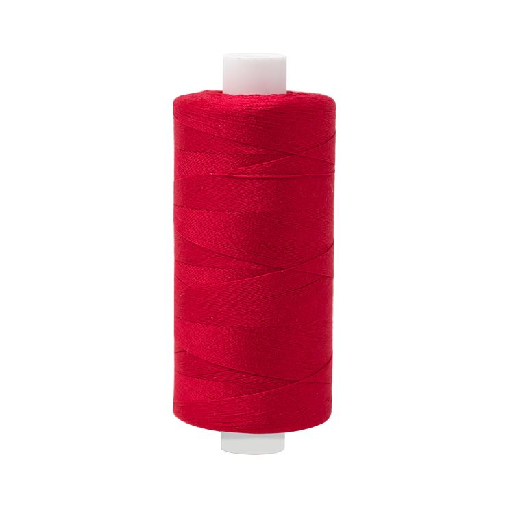 1000m Red Polyester Thread