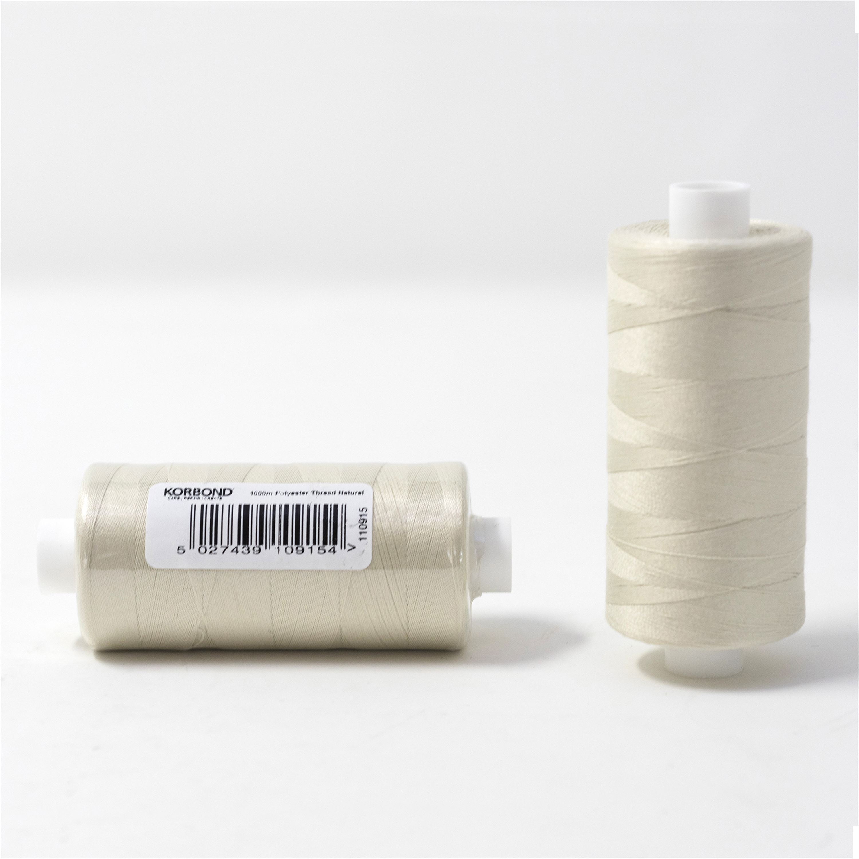 Exquisite Polyester Embroidery Thread - 010 White 1000M or 5000M