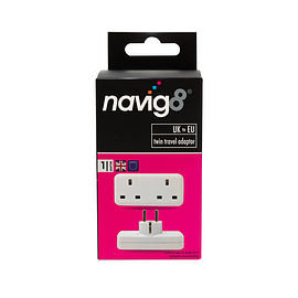 UK to EU Twin Adaptor