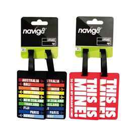 Slogan Luggage Tags