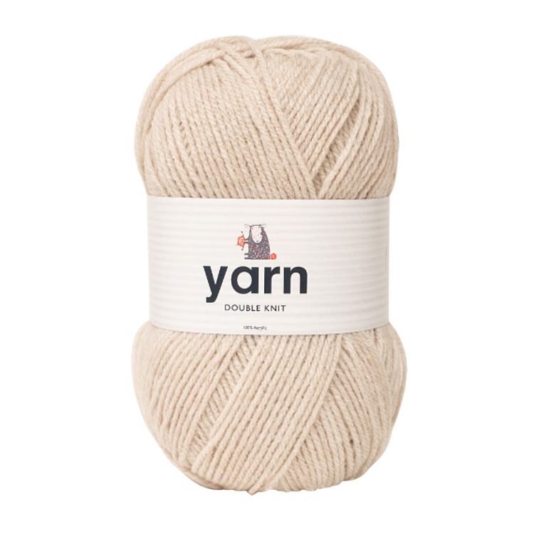 100g Oatmeal Double Knit Yarn 