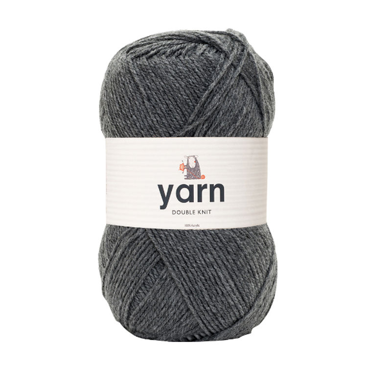 100g Grey Double Knit Yarn
