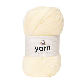100g Cream Double Knit Yarn