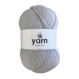 100g Light Grey Double Knit Yarn