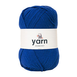 100g Royal Blue Double Knit Yarn 