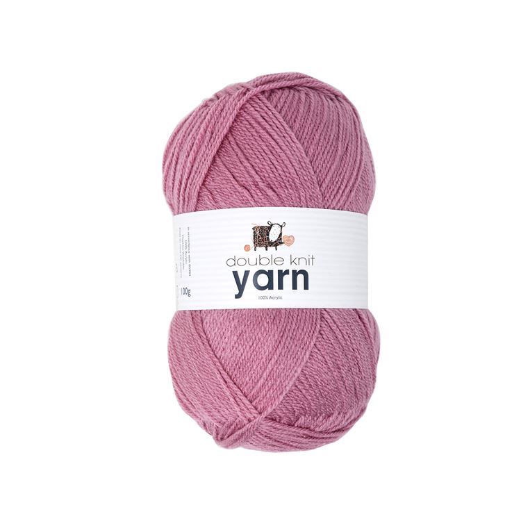 100g Dusky Pink Double Knit Yarn