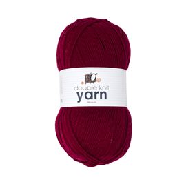 100g Burgundy Double Knit Yarn