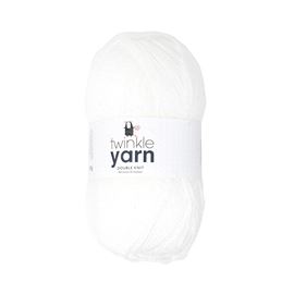 Twinkle DK Acrylic Yarn White 100g