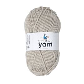 Chunky Acrylic Yarn Beige 100g