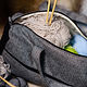 Lockland Herringbone Knitting Bag