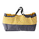 Corduroy Craft Bag - Yellow Leaf