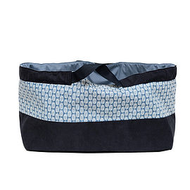 Corduroy Craft Bag - Blue Fern