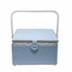 Exlarge Blue Geo Sewing Basket