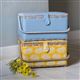 Exlarge Blue Geo Sewing Basket