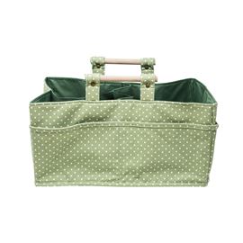 Crafters Carry Tote - Green Spot