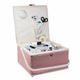 ExLarge Pink Dots Sewing Basket