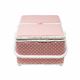 Pink Dots Twin Lidded Sewing Basket